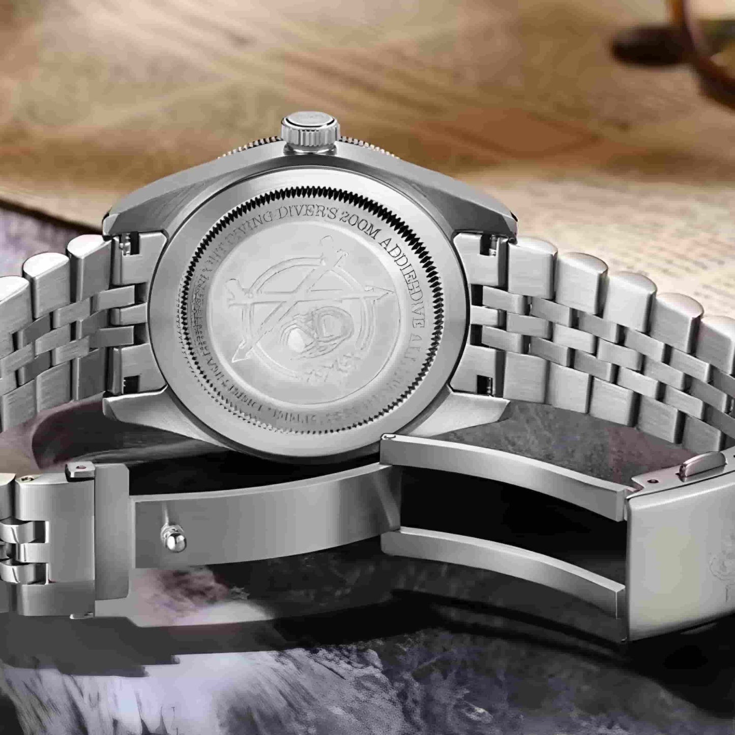 Orologio Addiesdive AD 2044 GMT Svizzero Uomo - Bianco (Rosso/Blu) - Watch Lounge Club