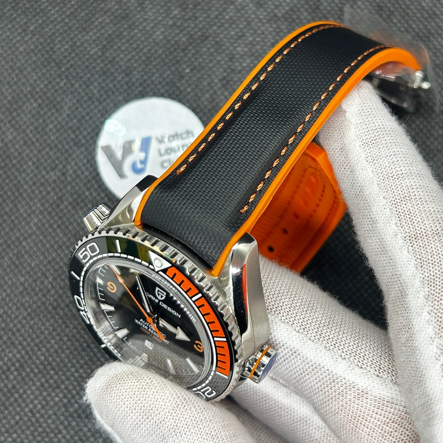Orologio Pagani Design PD 1679 Subacqueo Automatico Uomo - Arancione