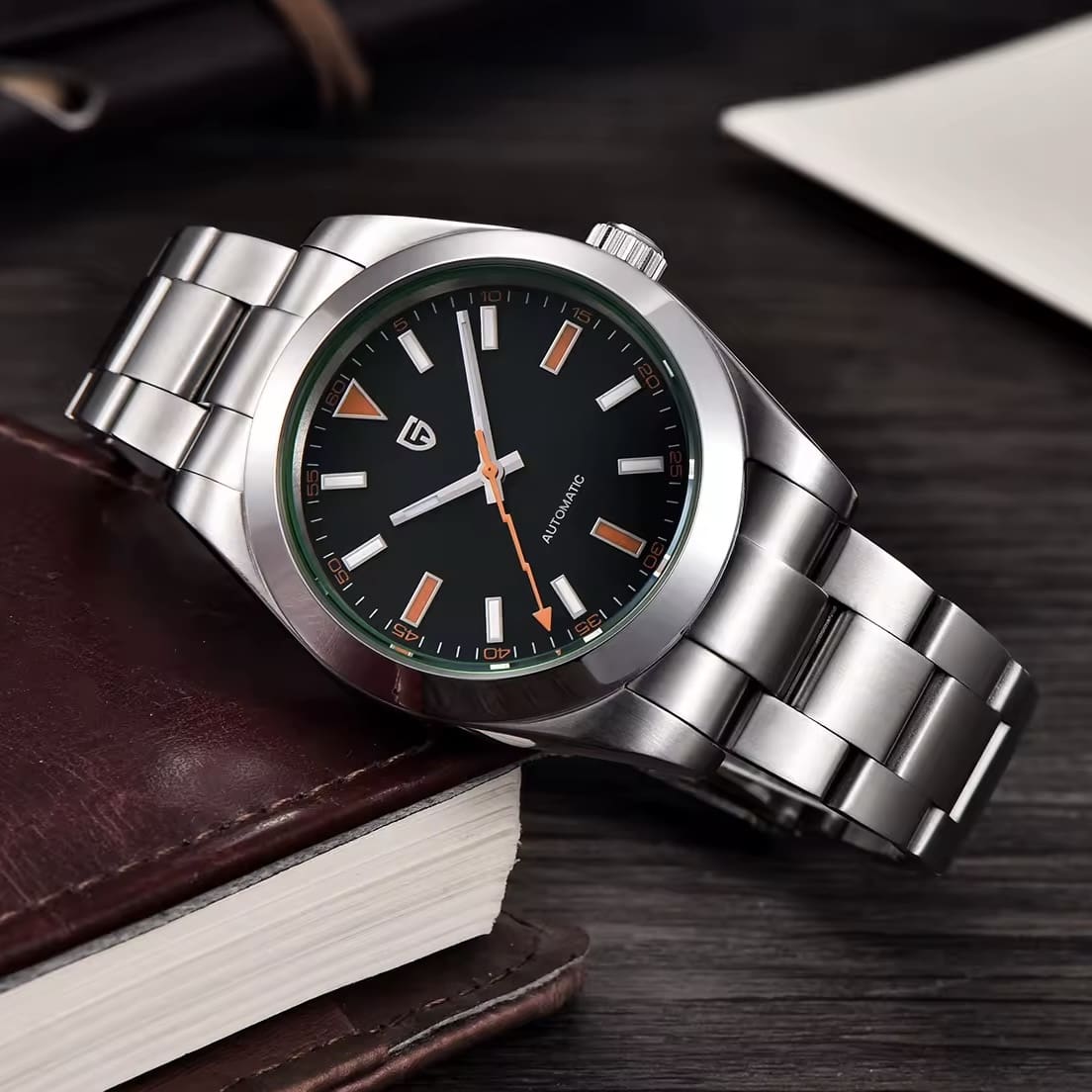Orologio Pagani Design PD 1733 Automatico (NH35) Uomo - Nero - Watch Lounge Club