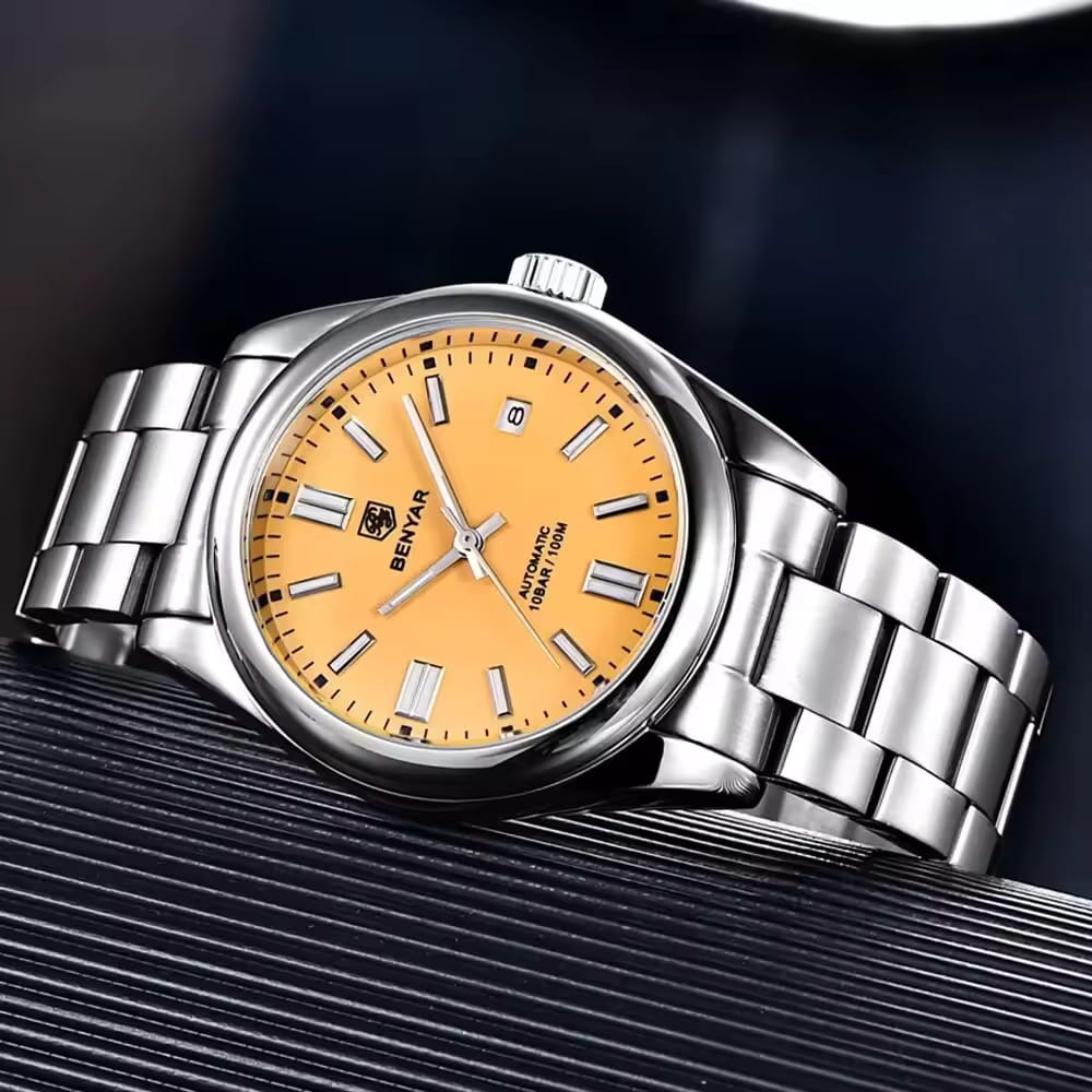 Orologio Benyar BY 5185 Automatico Uomo - Giallo - Watch Lounge Club