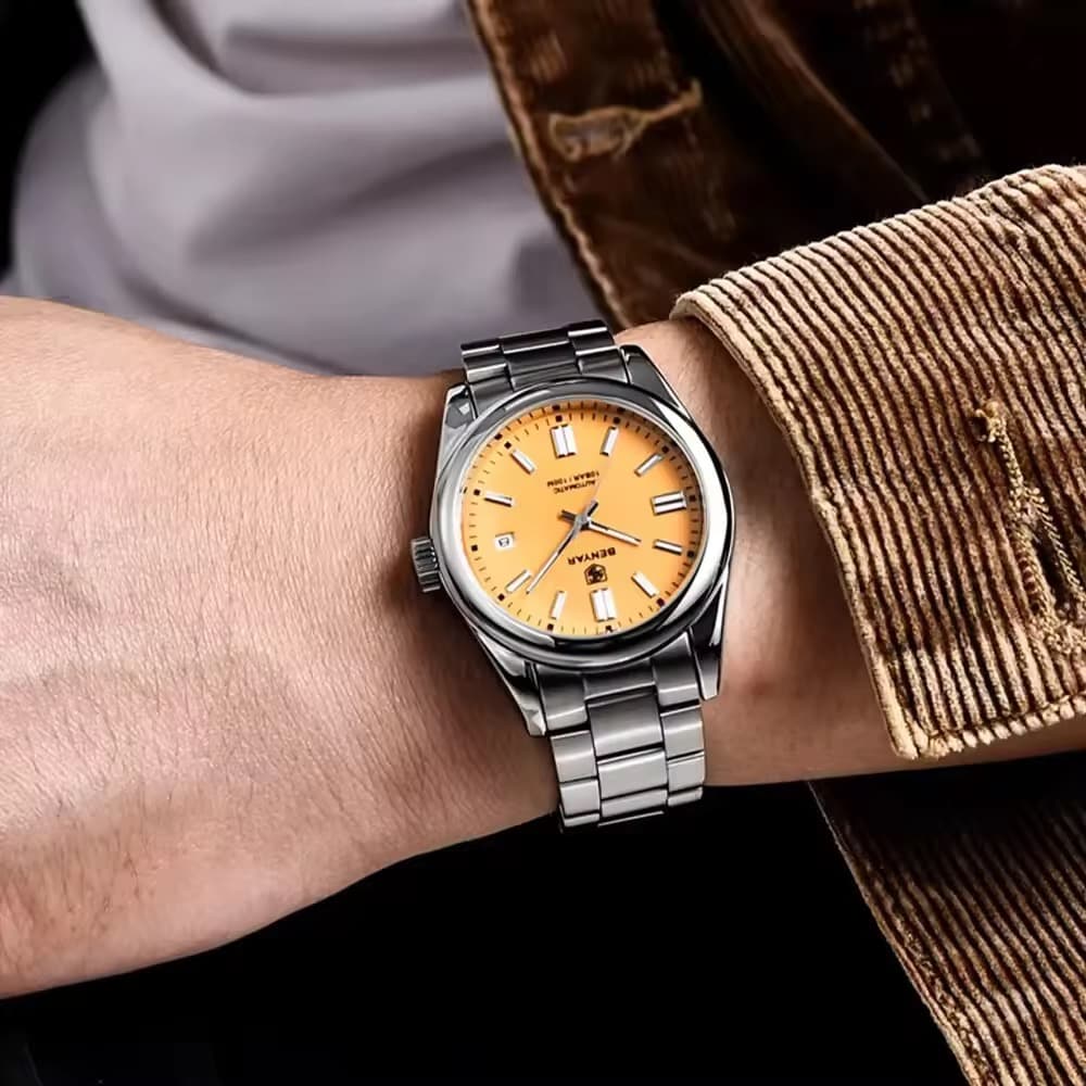 Orologio Benyar BY 5185 Automatico Uomo - Giallo - Watch Lounge Club