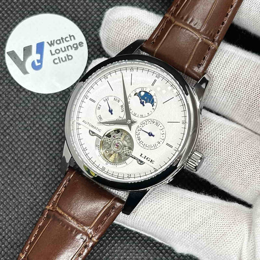 Orologio Lige LG 6826 Automatico Uomo - Argento - Watch Lounge Club