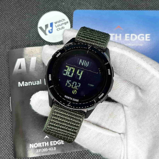 Orologio North Edge Alps Digitale Uomo - Verde - Watch Lounge Club