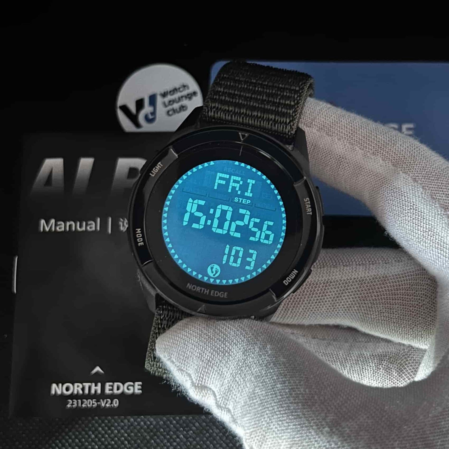 Orologio North Edge Alps Digitale Uomo - Verde - Watch Lounge Club