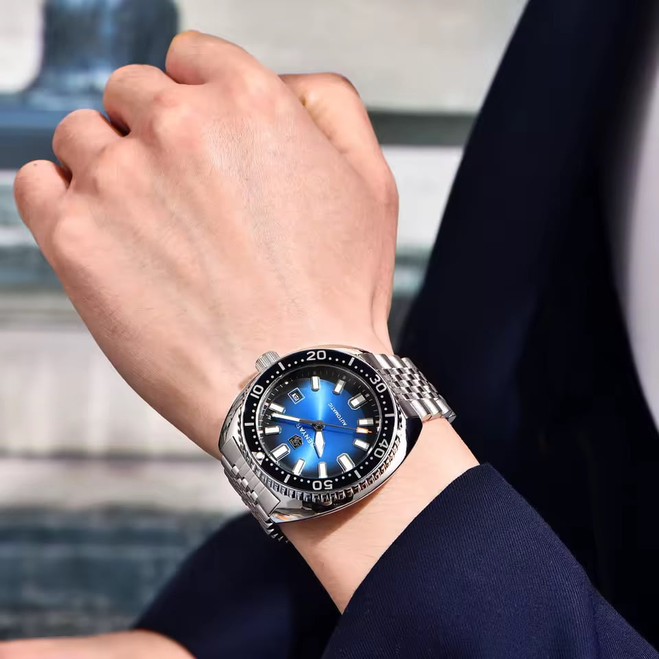 Orologio Benyar BY 5211 Automatico Uomo - Blu Scuro - Watch Lounge Club
