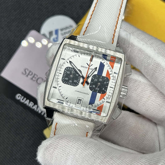 Orologio Specht & Sohne SP0009 Cronografo Uomo - Bianco - Watch Lounge Club
