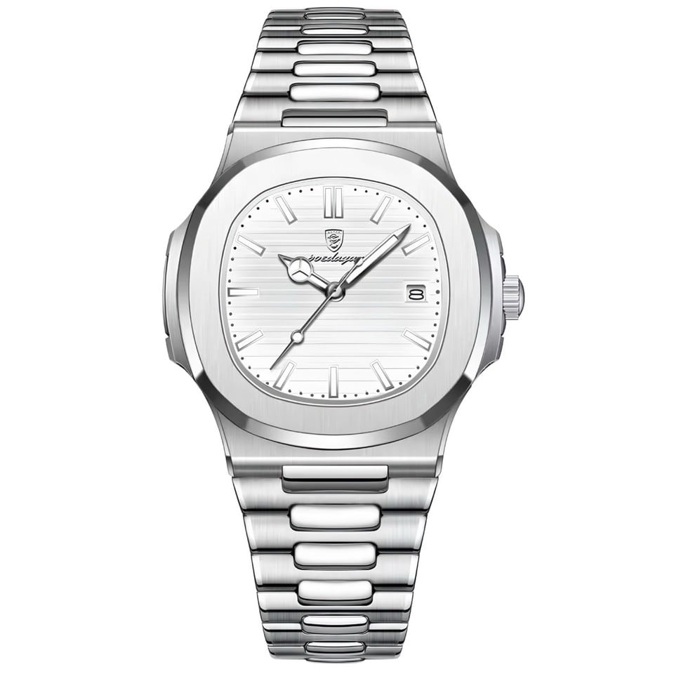 Orologio Poedagar Quarzo Uomo - Bianco - Watch Lounge Club