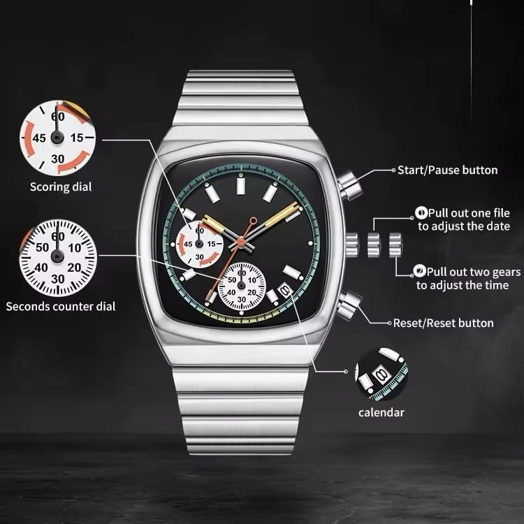 Orologio CILOA "Vintage Chrono" Cronografo Quarzo - Watch Lounge Club