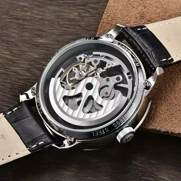Orologio Pagani Design PD 1638 Automatico Skeleton Uomo - Nero - Watch Lounge Club