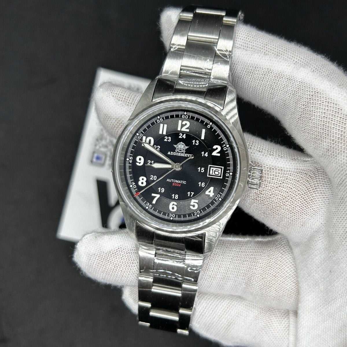 Orologio Addiesdive AD 2048 Field Watch Automatico (NH35) Uomo - Watch Lounge Club