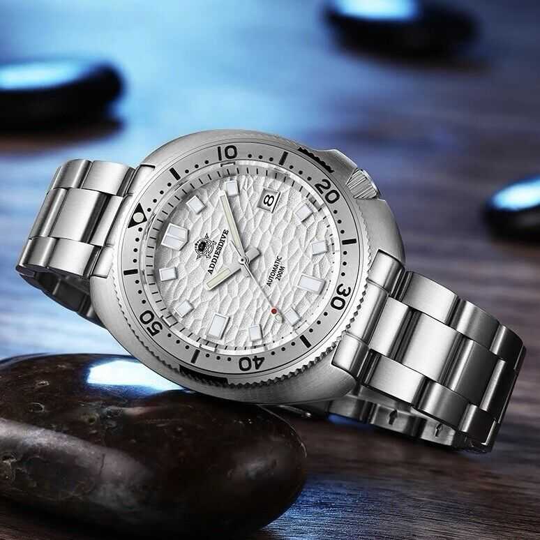 Orologio Addiesdive AD 2117 Subacqueo Automatico (NH35) Uomo - Bianco - Watch Lounge Club