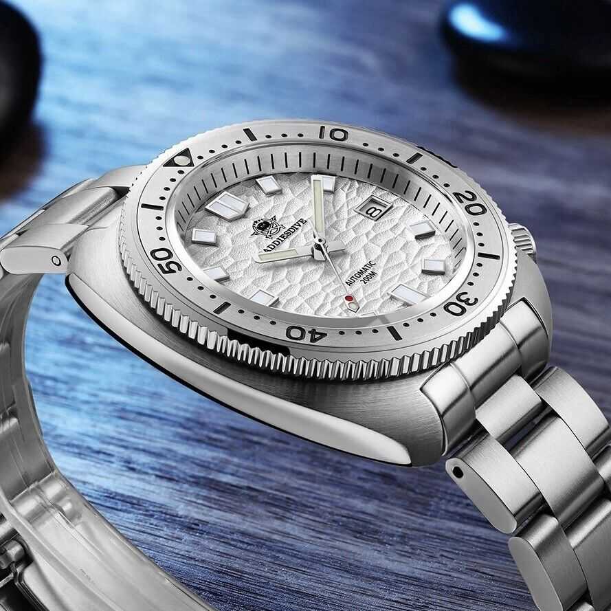 Orologio Addiesdive AD 2117 Subacqueo Automatico (NH35) Uomo - Bianco - Watch Lounge Club