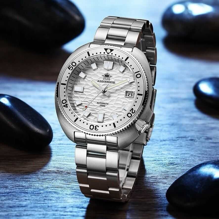 Orologio Addiesdive AD 2117 Subacqueo Automatico (NH35) Uomo - Bianco - Watch Lounge Club