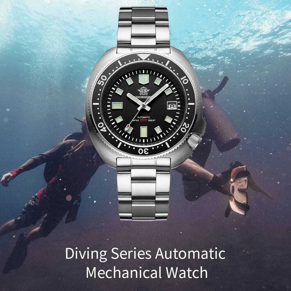 Orologio Addiesdive MY-H8 Subacqueo Automatico (NH35) Uomo - Nero - Watch Lounge Club