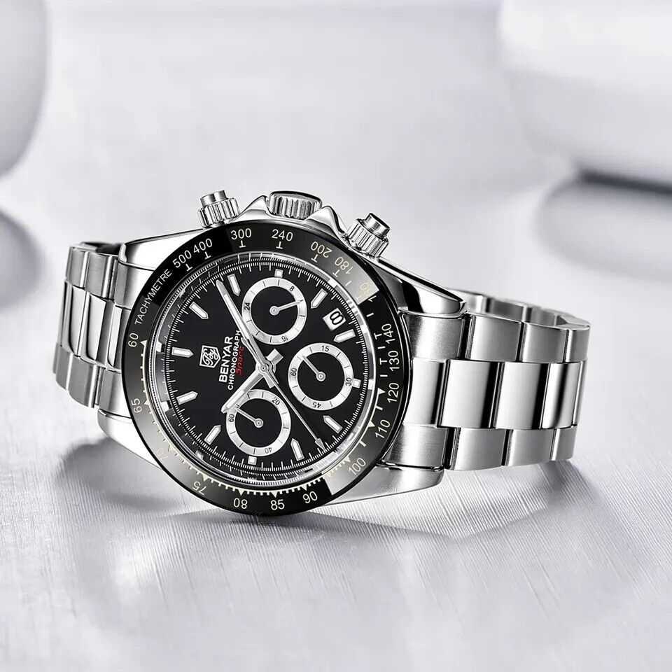 Orologio Benyar BY 5169 Cronografo Uomo - Nero - Watch Lounge Club