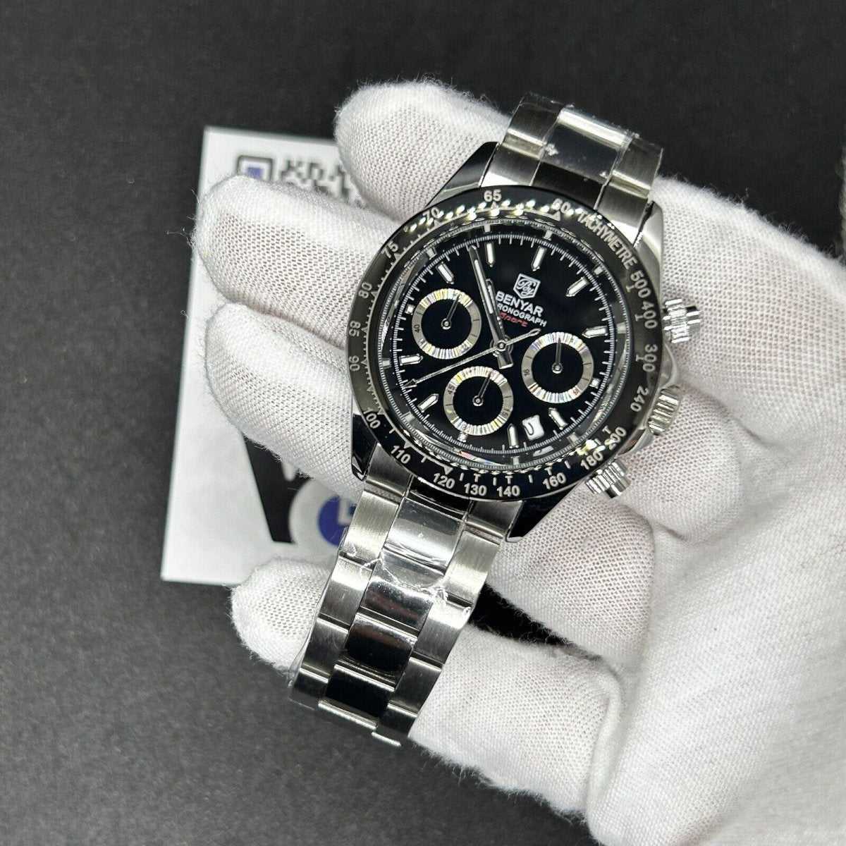 Orologio Benyar BY 5169 Cronografo Uomo - Nero - Watch Lounge Club