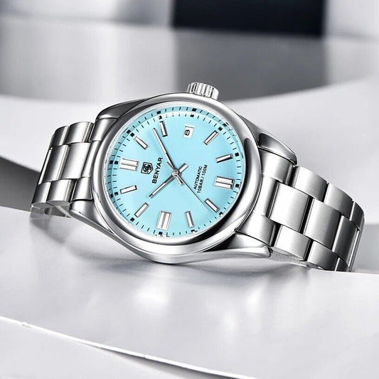 Orologio Benyar BY 5185 Automatico Uomo - Celeste - Watch Lounge Club