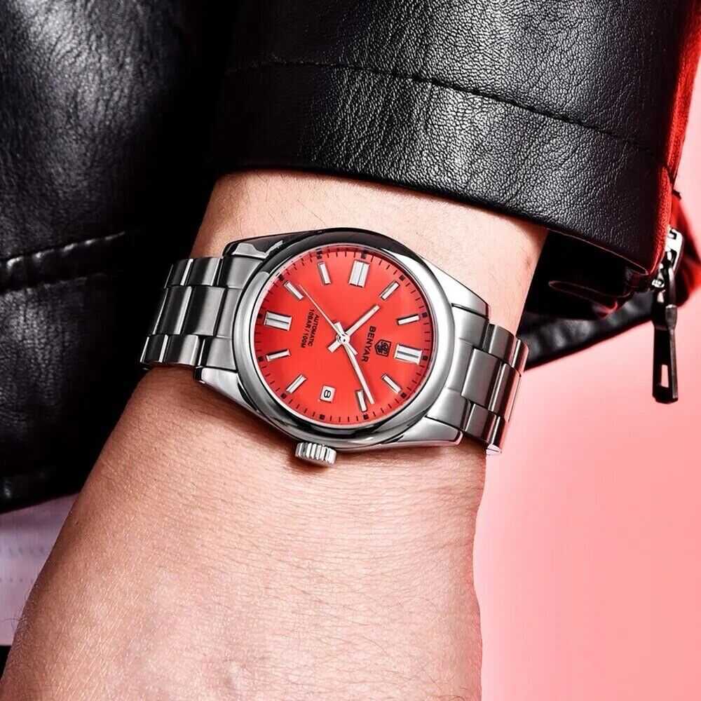 Orologio Benyar BY 5185 Automatico Uomo - Rosso - Watch Lounge Club