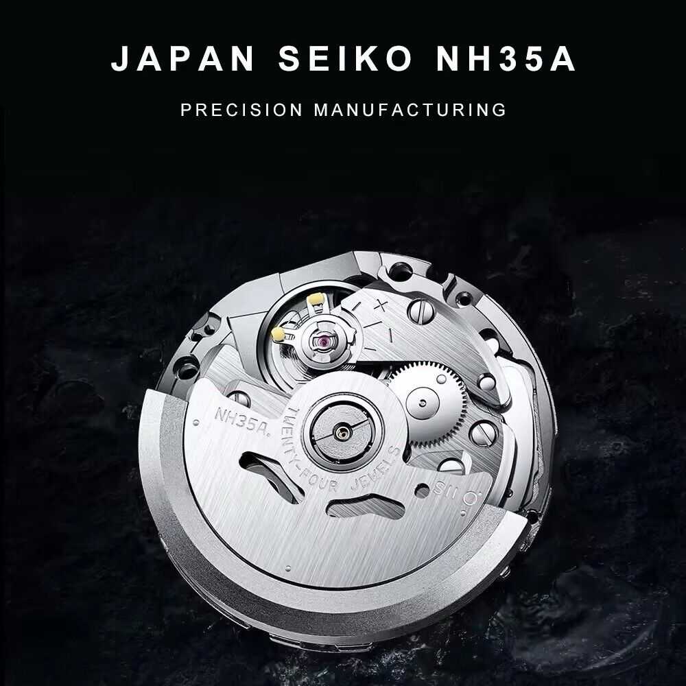 Orologio Cadisen C8207M Subacqueo Automatico (NH35) Uomo - Bianco - Watch Lounge Club