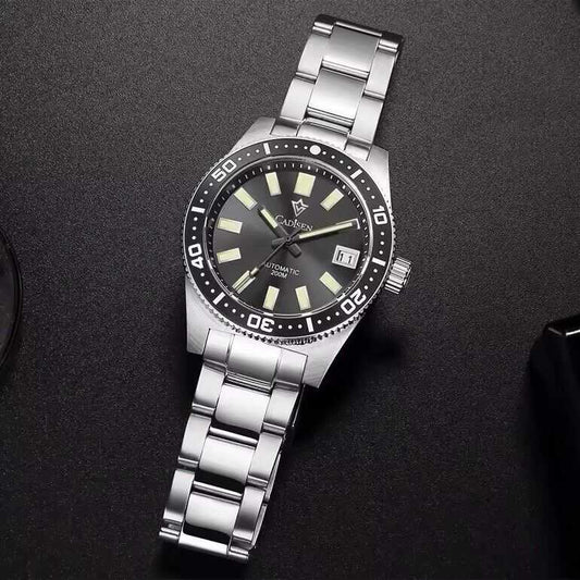 Orologio Cadisen C8207M Subacqueo Automatico (NH35) Uomo - Nero - Watch Lounge Club