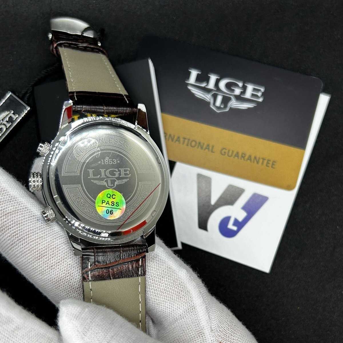 Orologio Lige LG 9866 Cronografo Uomo - Bianco - Watch Lounge Club