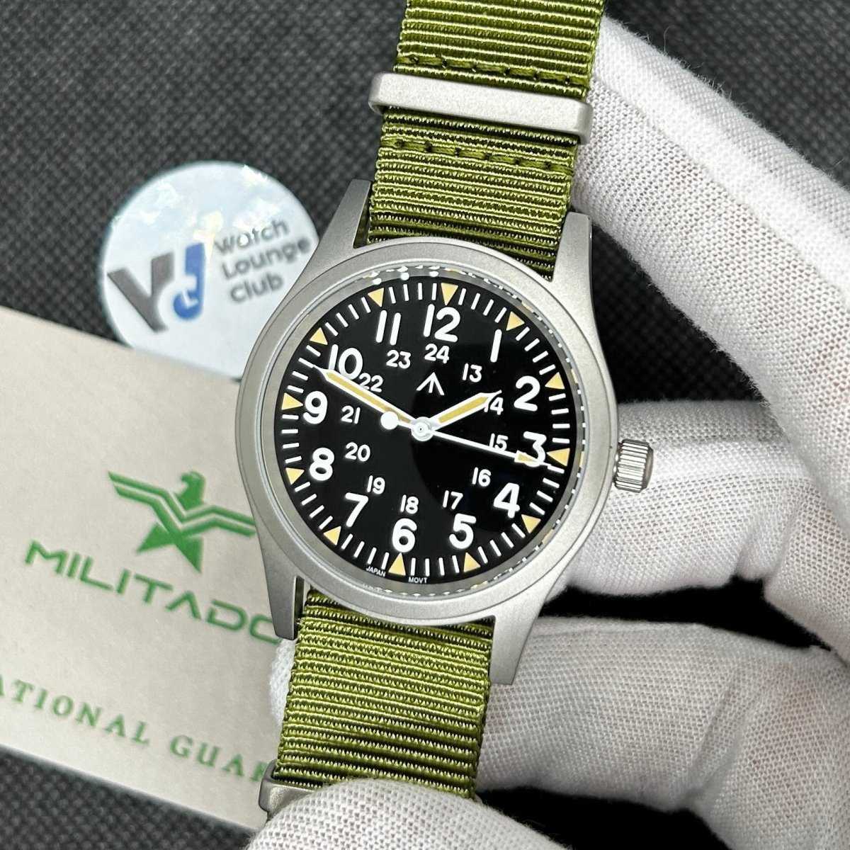 Orologio Militado ML05 Dirty Dozen Field Watch Militare Uomo - 38mm - Watch Lounge Club