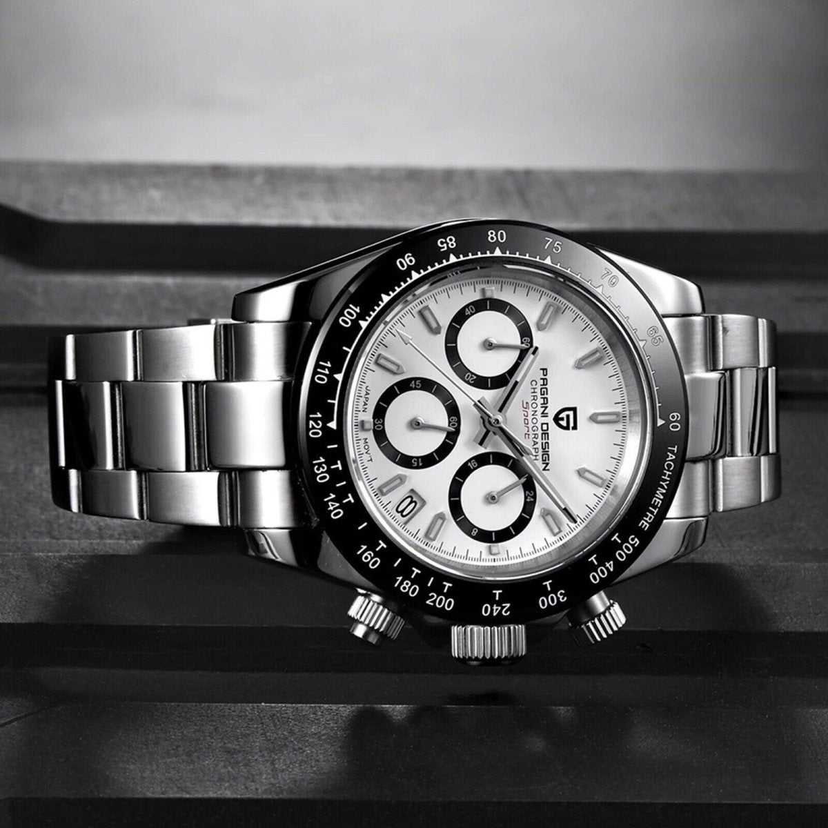 Orologio Pagani Design PD 1644 Cronografo Uomo - Bianco - Watch Lounge Club