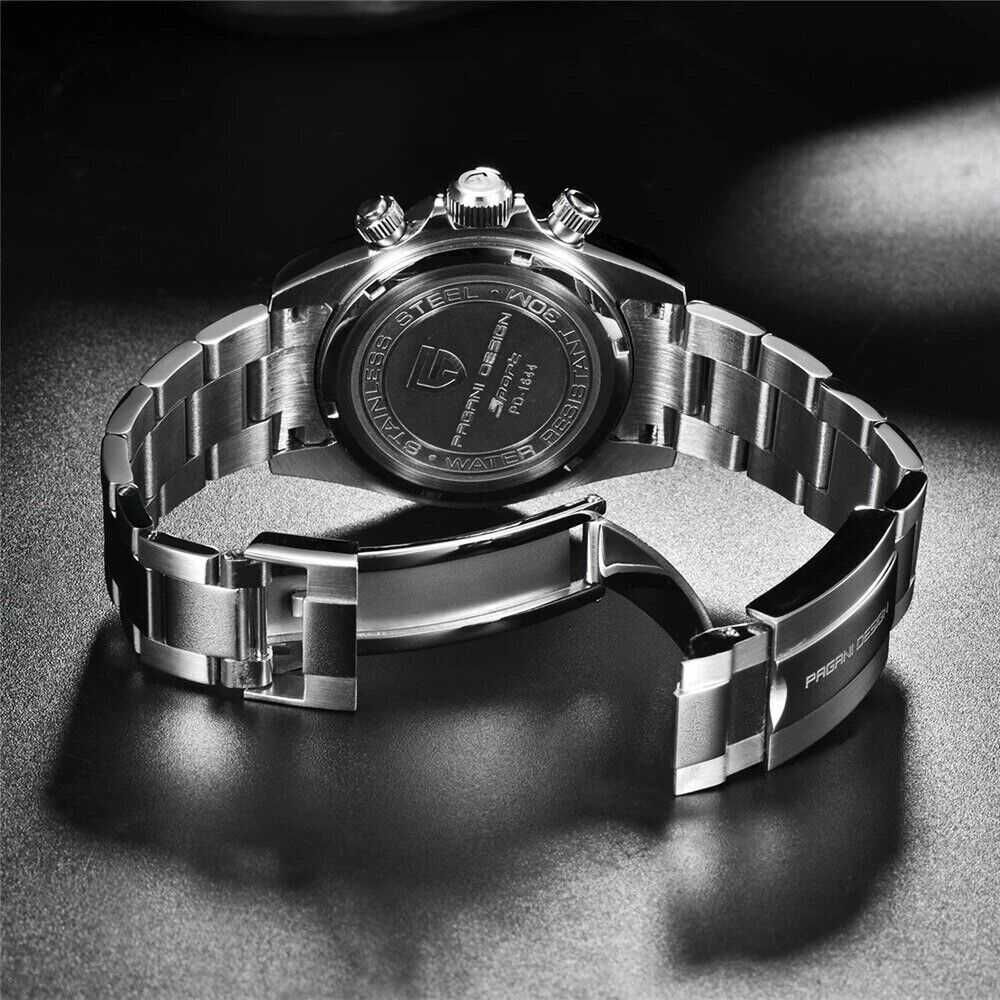 Orologio Pagani Design PD 1644 Cronografo Uomo - Bianco - Watch Lounge Club