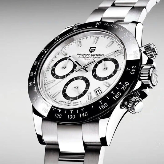 Orologio Pagani Design PD 1644 Cronografo Uomo - Bianco - Watch Lounge Club