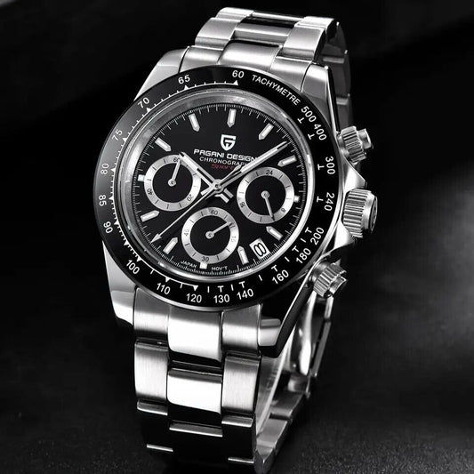 Orologio Pagani Design PD 1644 Cronografo Uomo - Nero - Watch Lounge Club