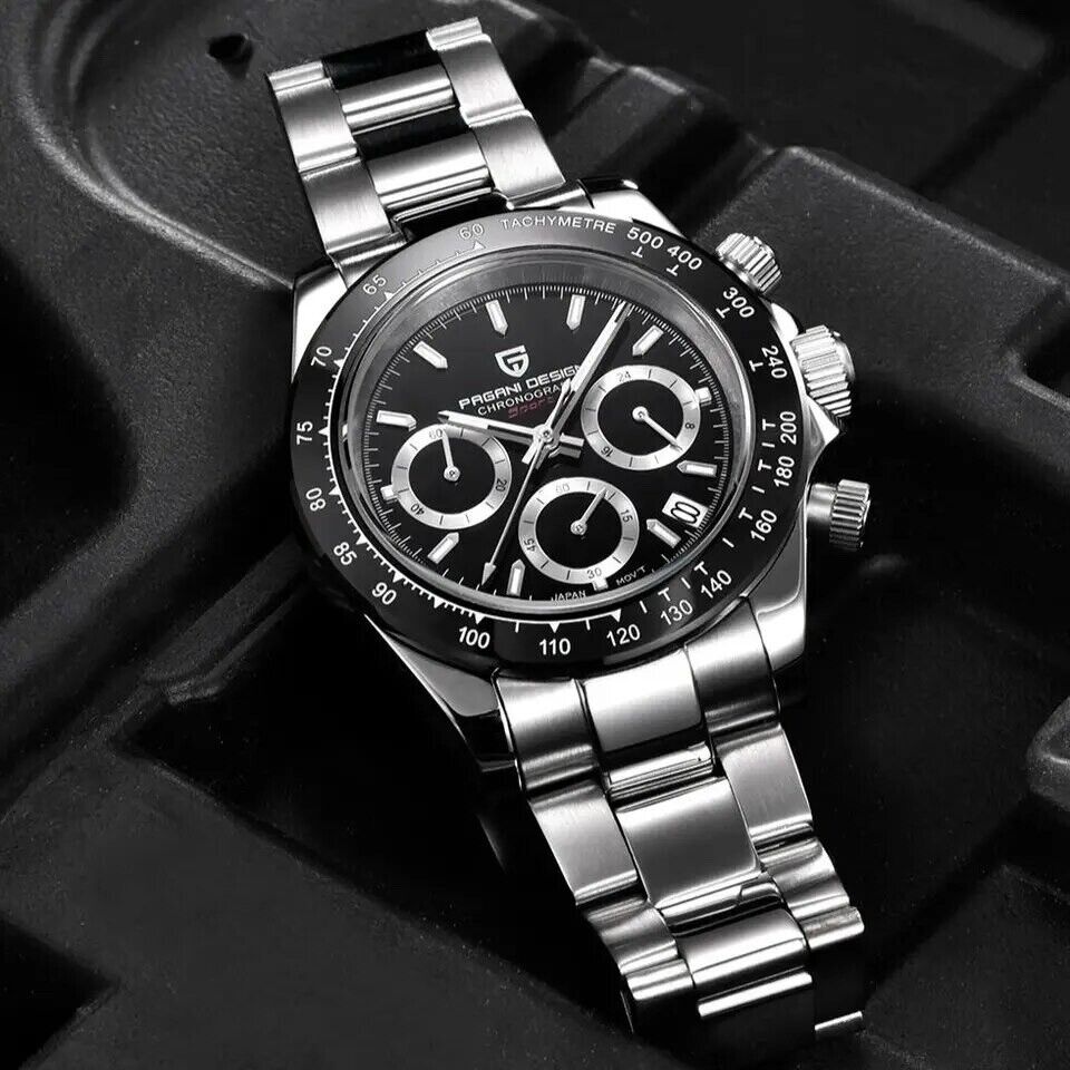 Orologio Pagani Design PD 1644 Cronografo Uomo - Nero - Watch Lounge Club