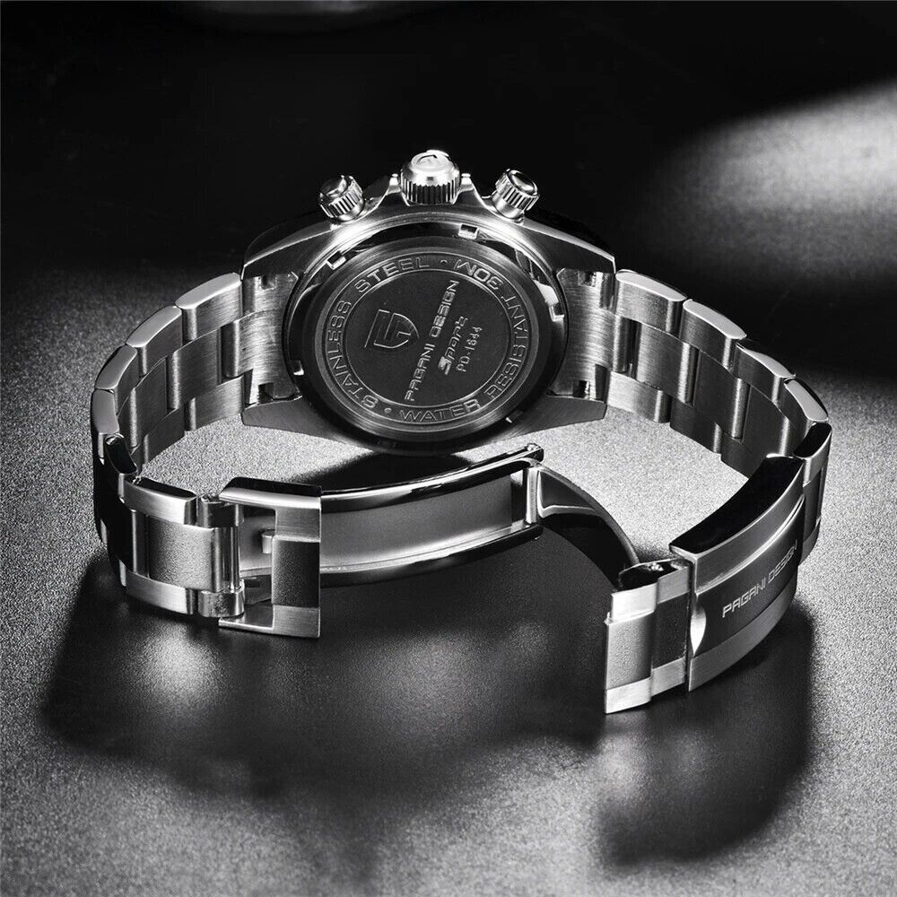Orologio Pagani Design PD 1644 Cronografo Uomo - Nero - Watch Lounge Club