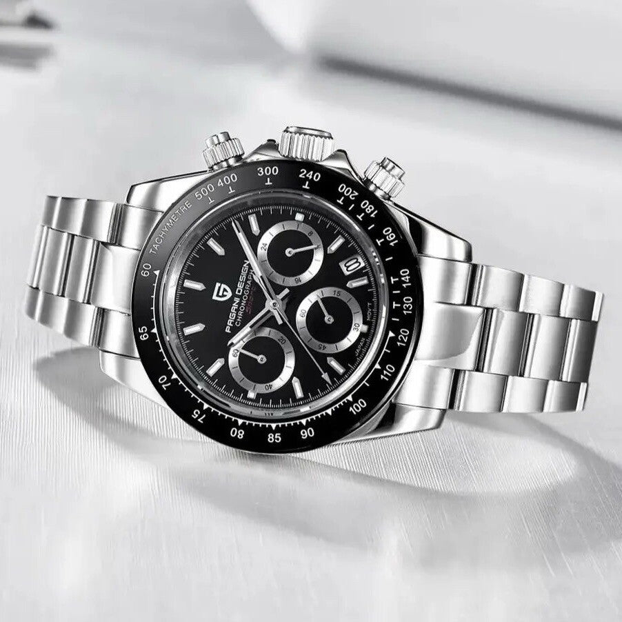 Orologio Pagani Design PD 1644 Cronografo Uomo - Nero - Watch Lounge Club