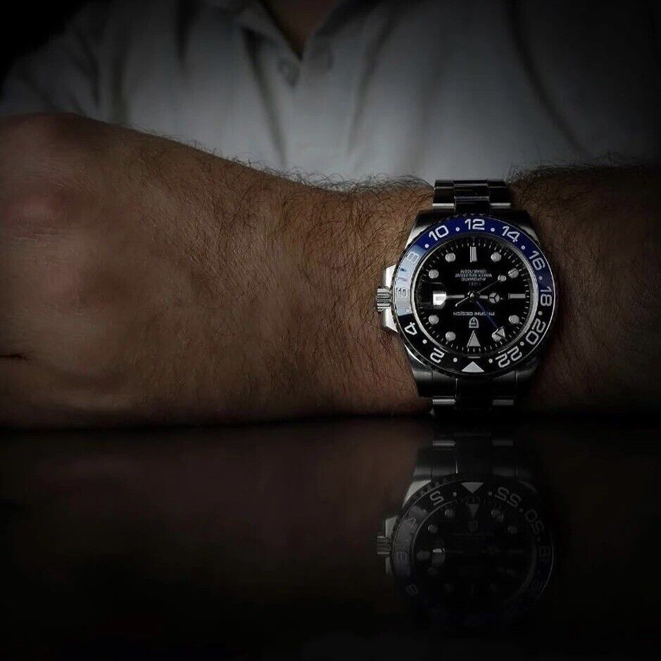 Versione NH34 - Orologio Pagani Design PD 1662 GMT Automatico Uomo - Blu/Nero - Watch Lounge Club