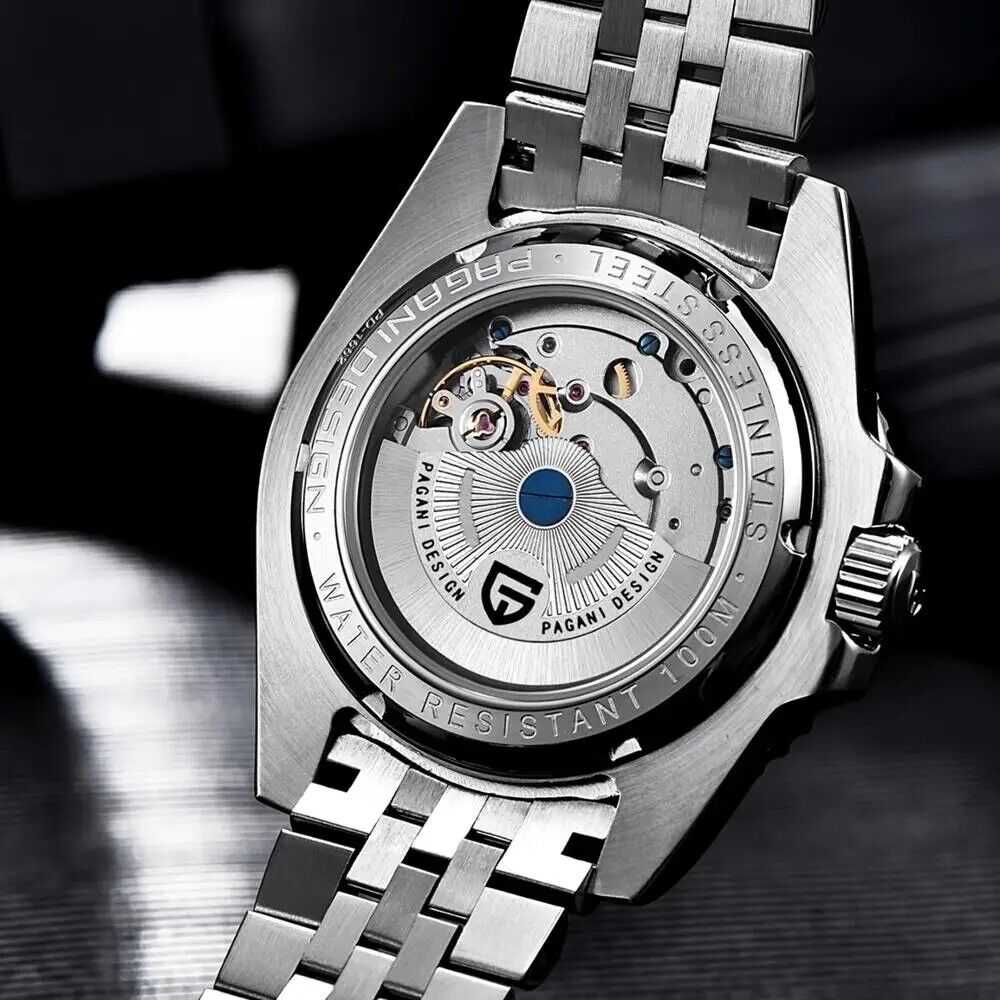 Orologio Pagani Design PD 1662 GMT Automatico Uomo - Rosso/Blu (Jubilee) - Watch Lounge Club