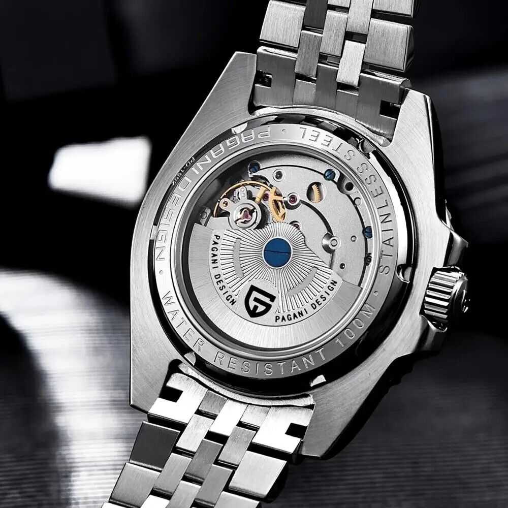 Orologio Pagani Design PD 1662 GMT Automatico Uomo - Verde/Nero (Jubilee) - Watch Lounge Club