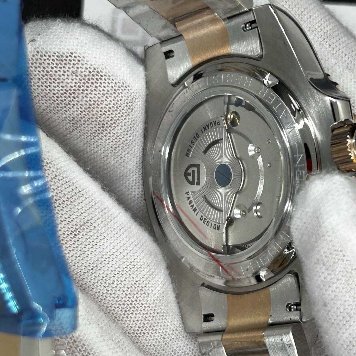 Orologio Pagani Design PD 1662 GMT Automatico Uomo - Nero/Oro - Watch Lounge Club