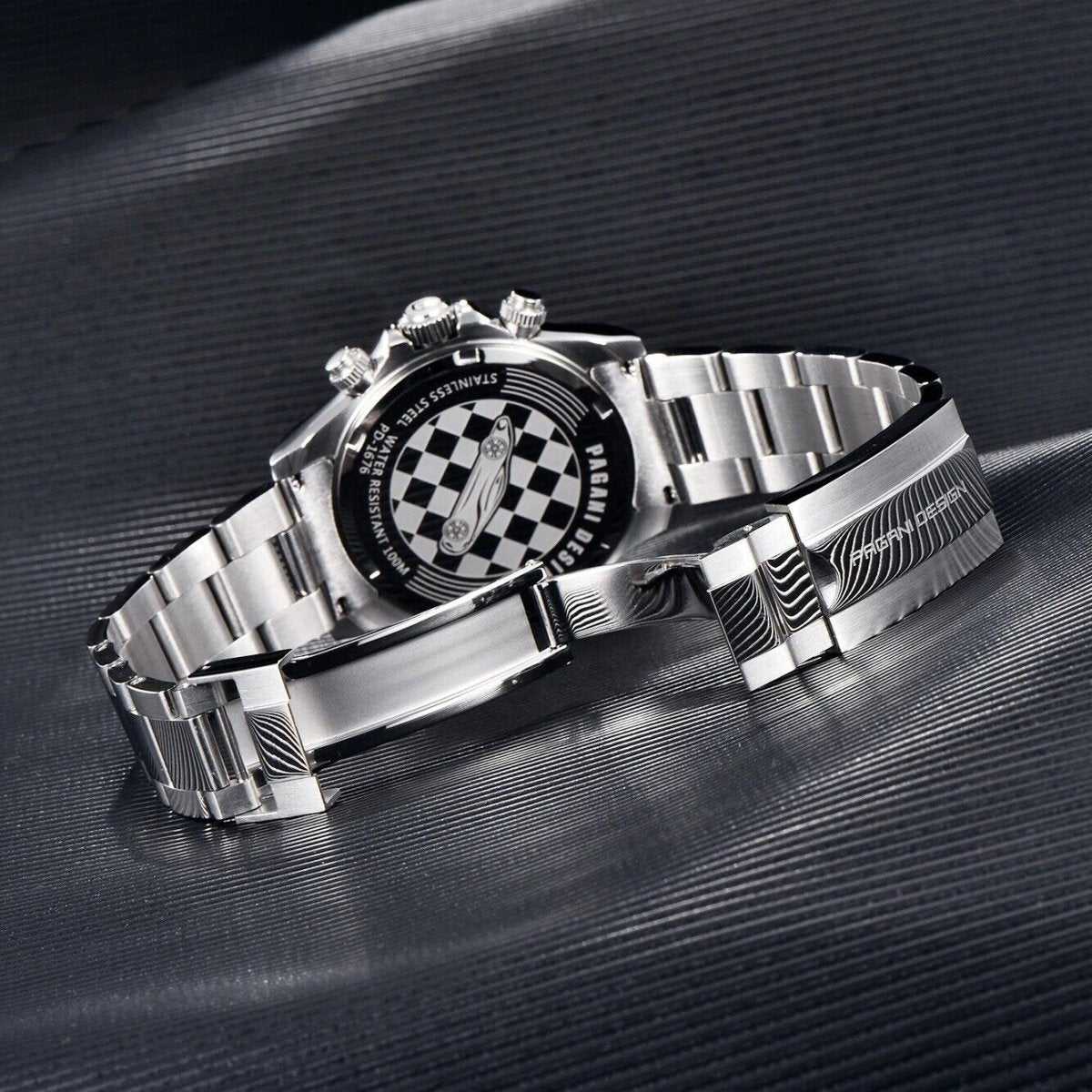 Orologio Pagani Design PD 1676 "Panda" Cronografo Uomo - Bianco - Watch Lounge Club