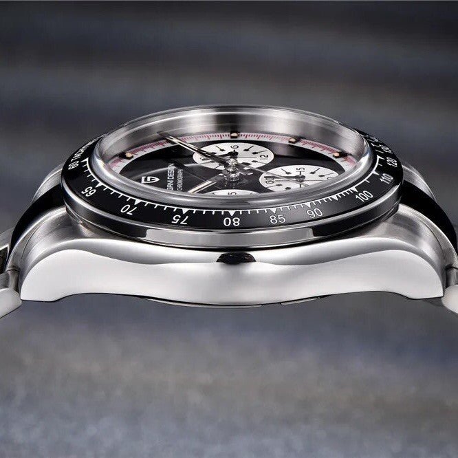 Orologio Pagani Design PD 1676 "Panda" Cronografo Uomo - Nero - Watch Lounge Club