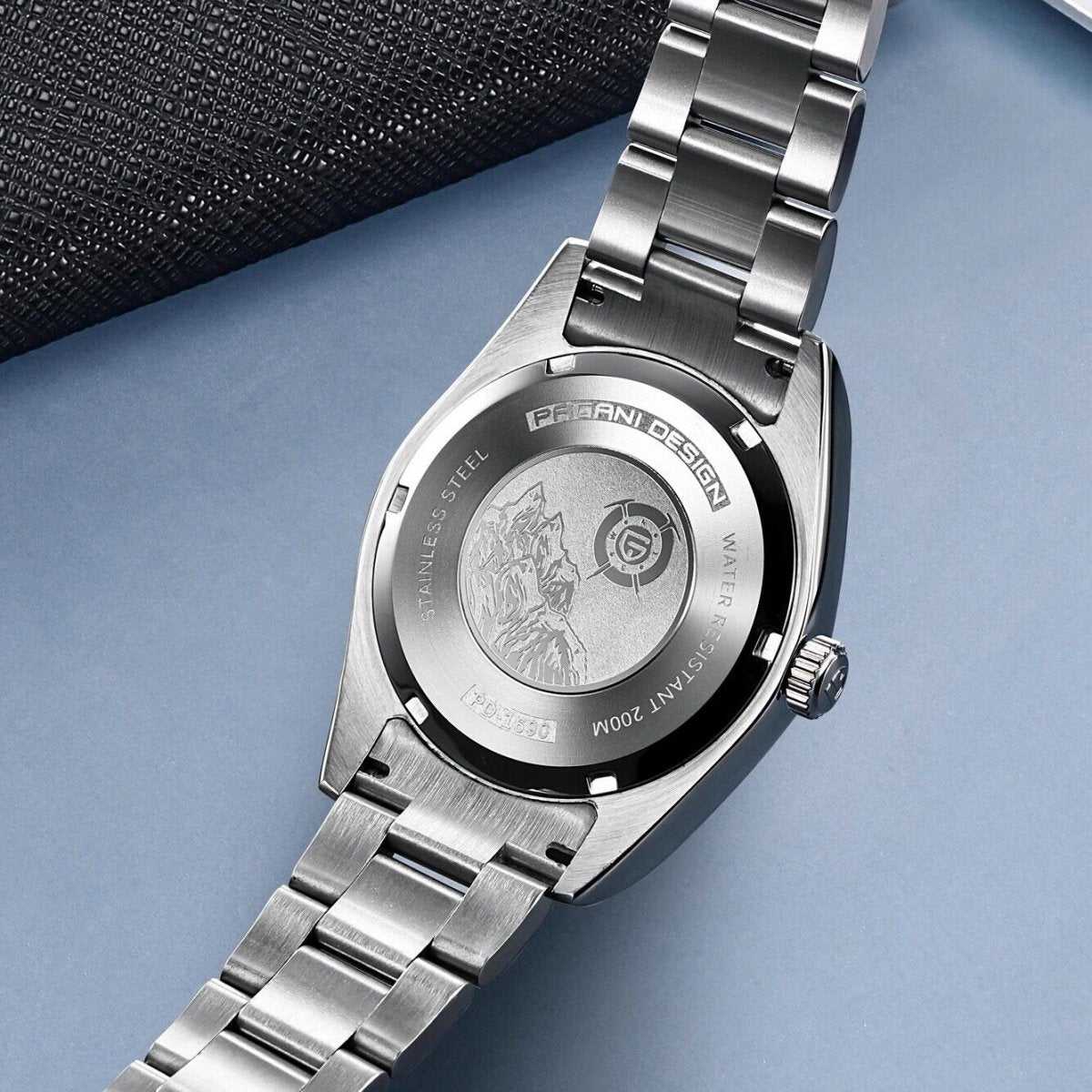 Orologio Pagani Design PD 1690 Automatico (NH35) Uomo - Celeste - Watch Lounge Club