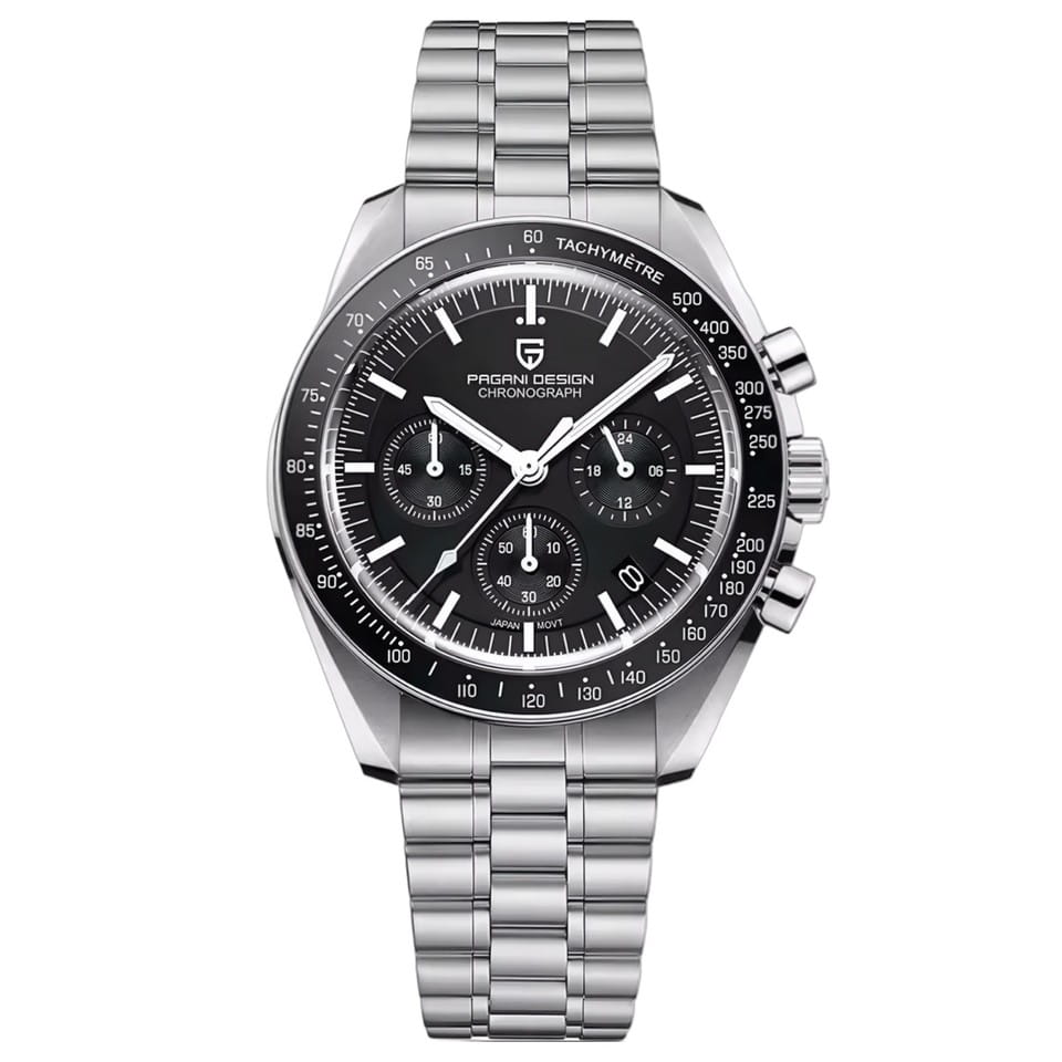 Orologio Pagani Design PD 1701 Cronografo Uomo - Nero - Watch Lounge Club