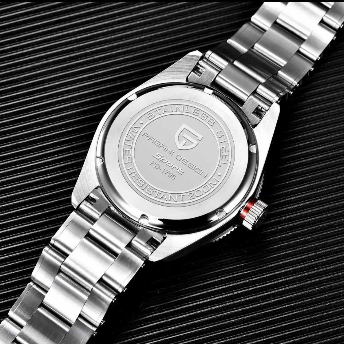Orologio Pagani Design PD 1706 GMT Automatico Uomo - Rosso/Blu - Watch Lounge Club