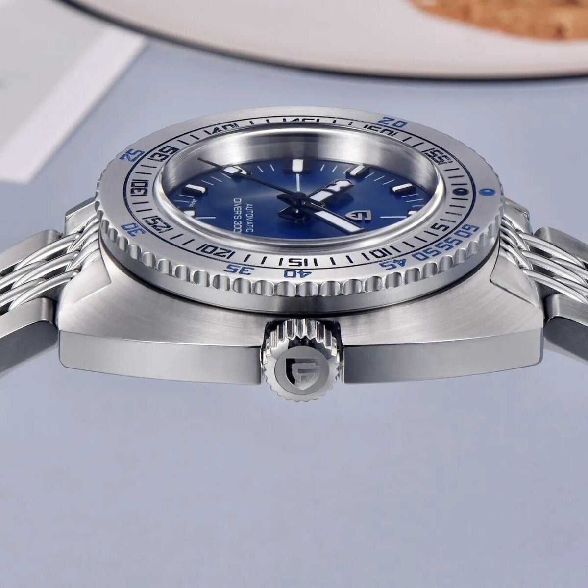 Orologio Pagani Design PD 1719 Subacqueo Automatico (NH38) Uomo - Blu - Watch Lounge Club
