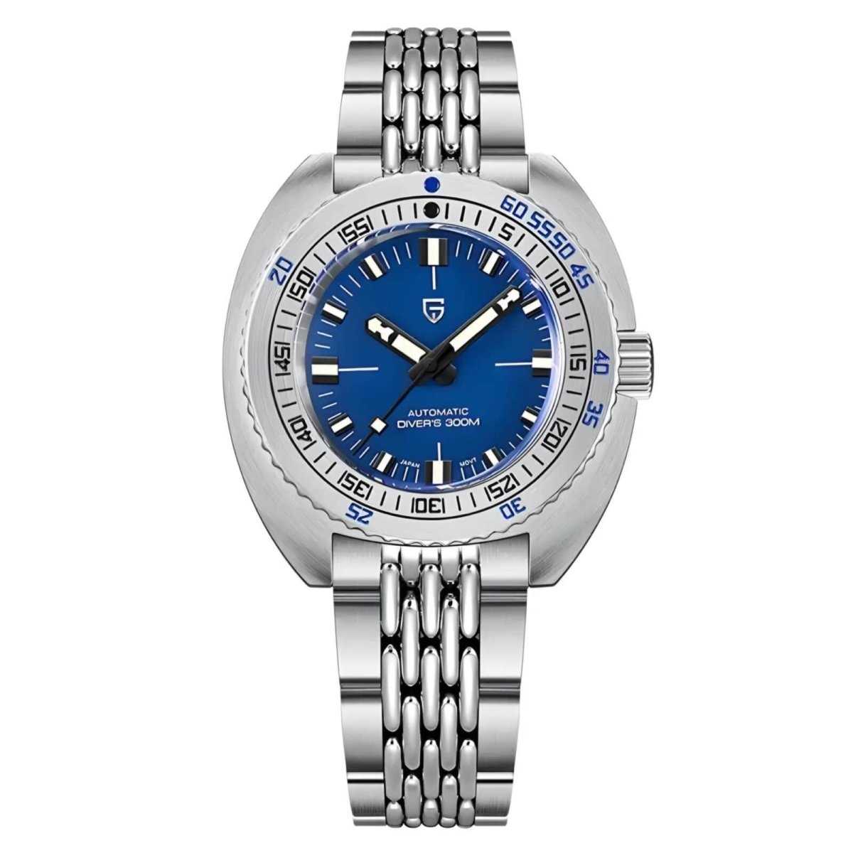 Orologio Pagani Design PD 1719 Subacqueo Automatico (NH38) Uomo - Blu - Watch Lounge Club