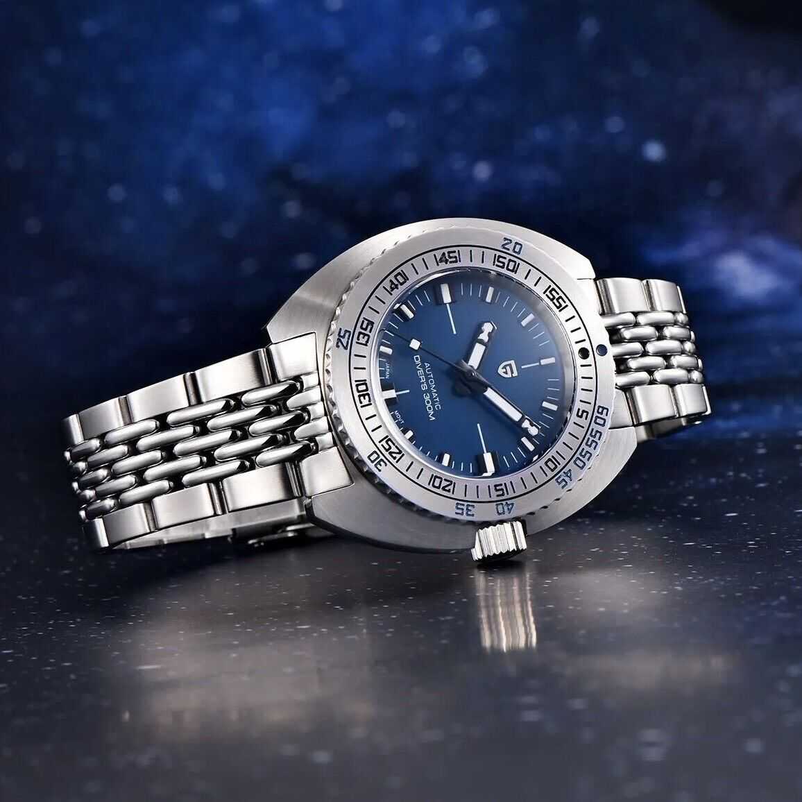 Orologio Pagani Design PD 1719 Subacqueo Automatico (NH38) Uomo - Blu - Watch Lounge Club