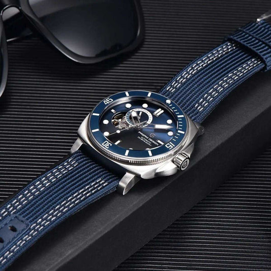 Orologio Pagani Design PD 1736 Automatico Subacqueo Uomo - Blu - Watch Lounge Club