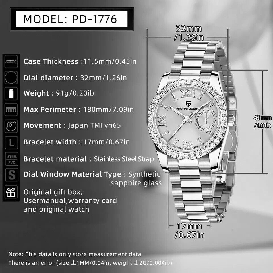 Orologio Pagani Design PD 1776 Donna - Celeste - Watch Lounge Club