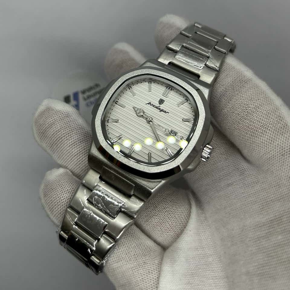 Orologio Poedagar Quarzo Uomo - Bianco - Watch Lounge Club