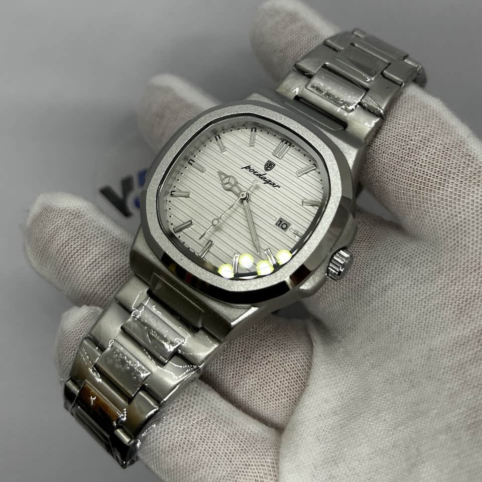 Orologio Poedagar Quarzo Uomo - Bianco - Watch Lounge Club