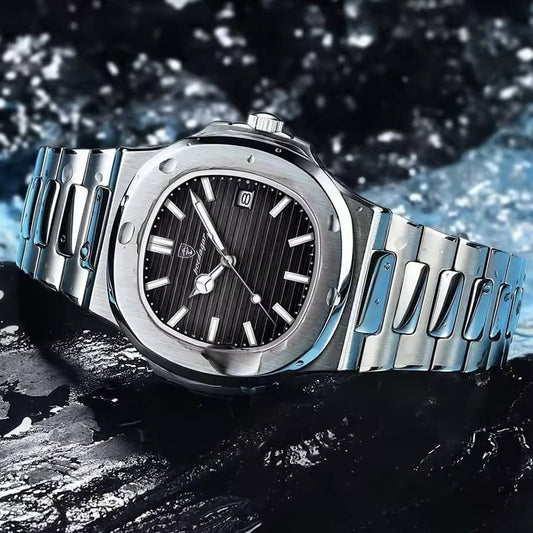 Orologio Poedagar Quarzo Uomo - Nero - Watch Lounge Club